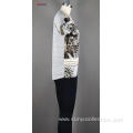 Animal top with round neck and sleeveless